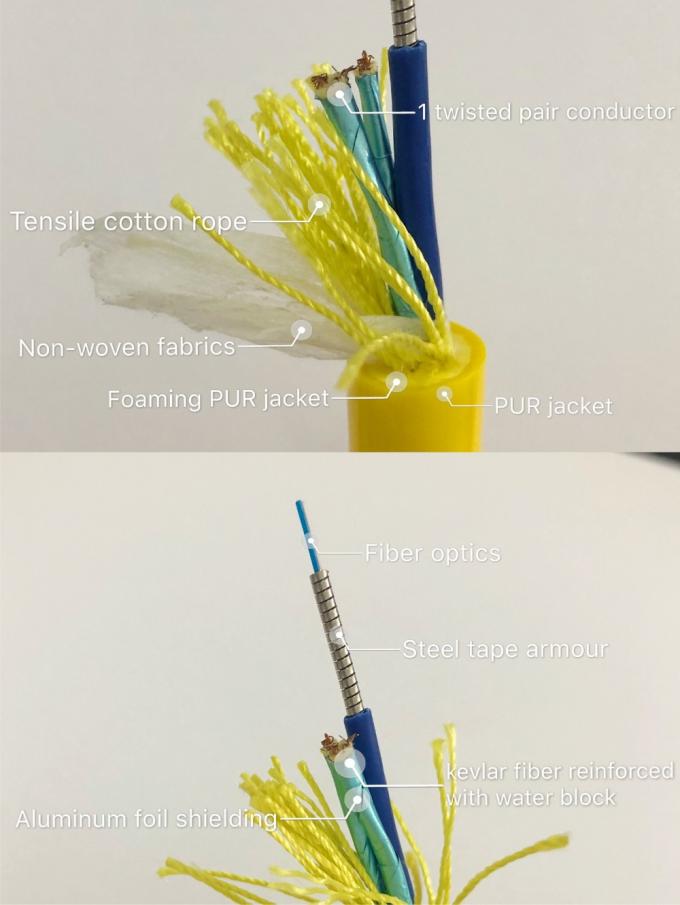 Đường dây rốn Rov lai cho nguồn và truyền tín hiệu Rov 10