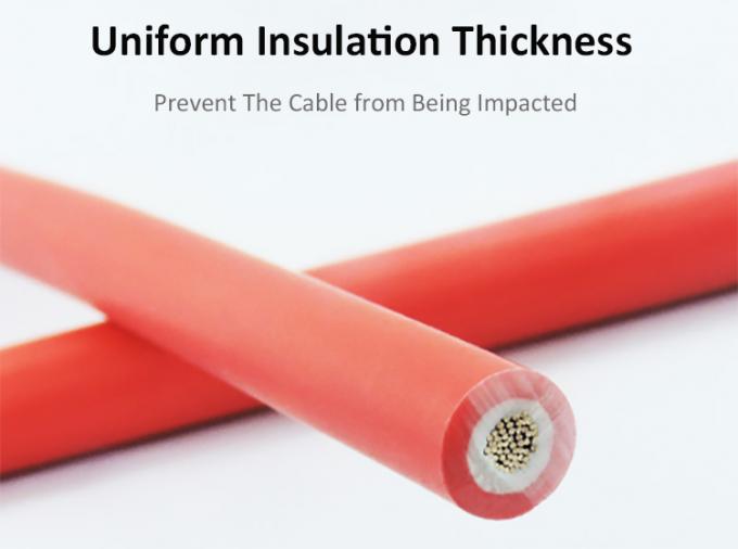 Cáp năng lượng mặt trời 4mm Cáp năng lượng mặt trời PV 6mm2 cho Cáp điện mặt trời quang điện xe ô tô điện áp thấp và trung bình 2