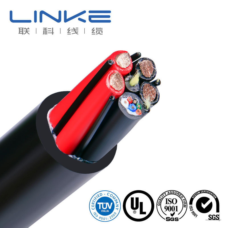 Cáp sạc EV tùy chỉnh với loại dây dẫn dây và hình dạng vật liệu dây tròn