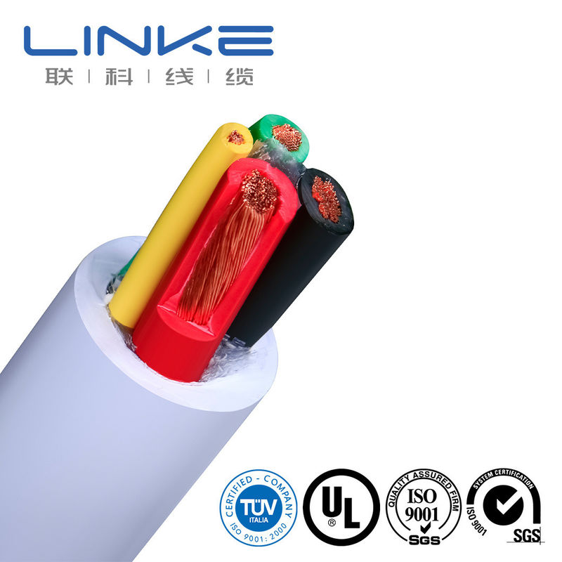 Cáp sạc EV tùy chỉnh với loại dây dẫn dây và hình dạng vật liệu dây tròn