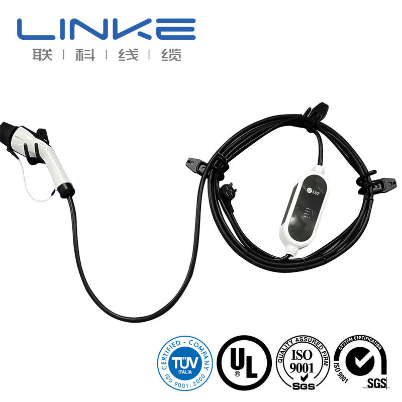 3034/0.20 Cấu trúc loại 1 đến loại 2 3.5kw 7kw 16A 32A Cáp sạc cho xe điện