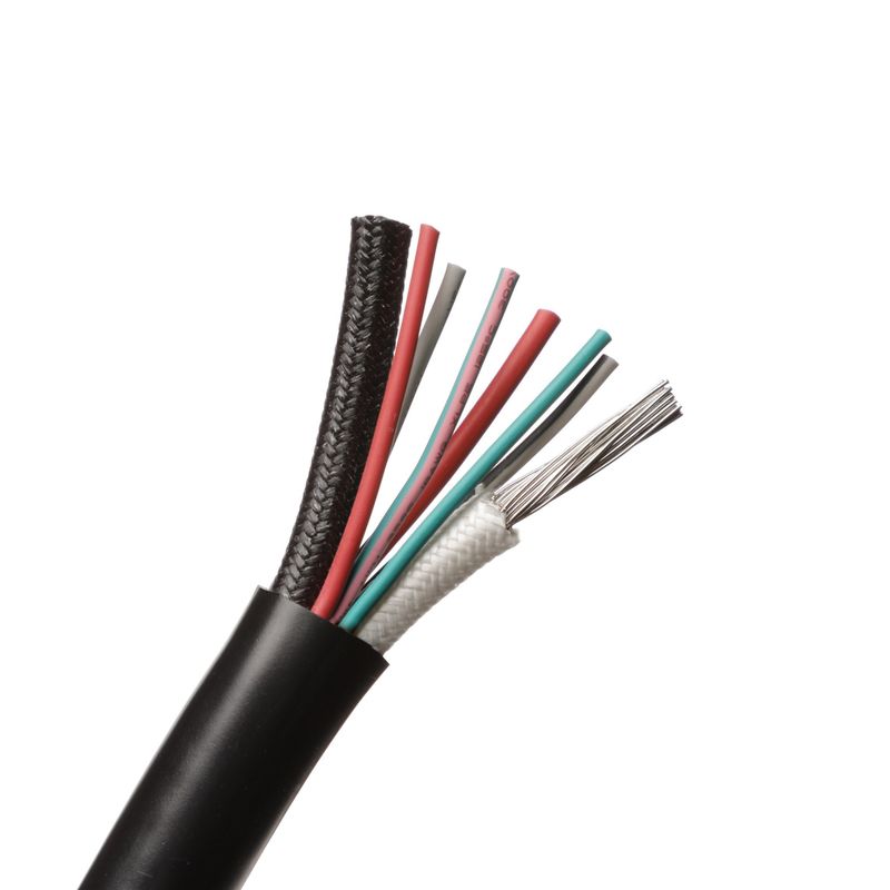 Tùy chỉnh 16 AWG 1 cặp Cáp năng lượng mới rắn với tấm PVC và cáp sạc EV PVC Jacket