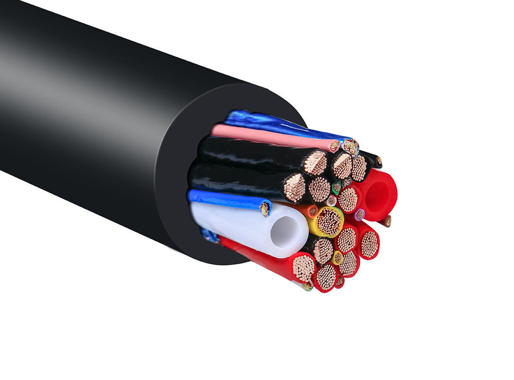 Cáp sạc điện tử bằng dây dẫn đồng tùy chỉnh 1000V với vỏ TPU làm mát bằng chất lỏng năng lượng