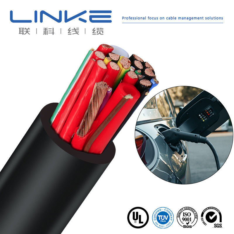 TUV chứng nhận H07bz5-F 3G1.5mm sup2 2X0.5mm sup2 AC EV sạc cáp với lõi đồng