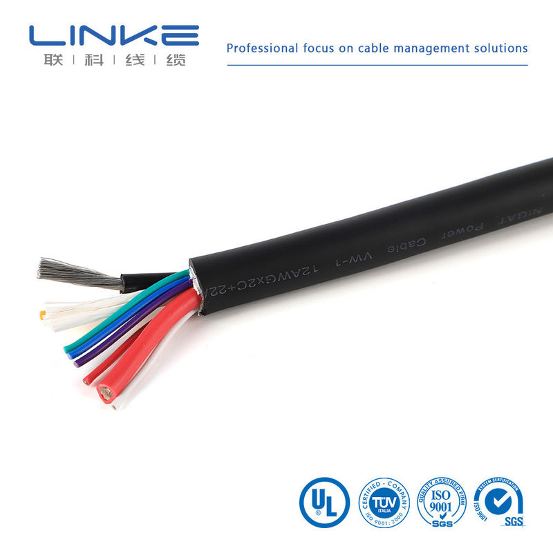 Cáp xe điện được chứng nhận CE-TUV tùy chỉnh 300-600V Điện áp định số cho hiệu quả Cáp xe năng lượng mới