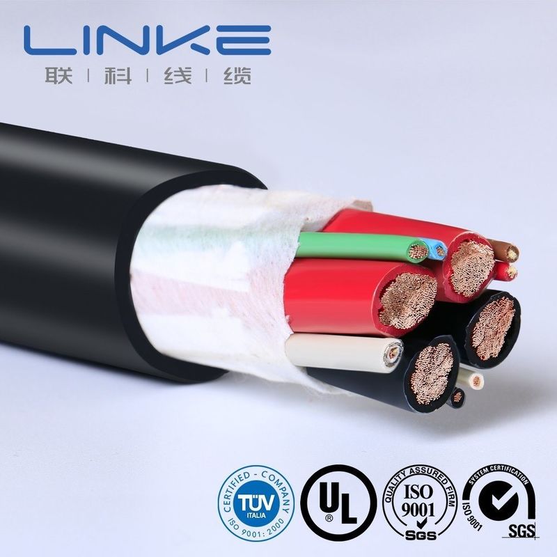 Cáp sạc điện thoại điện tử 3 giai đoạn loại 1 mở rộng 50A 80A với các đầu nối đồng đóng hộp