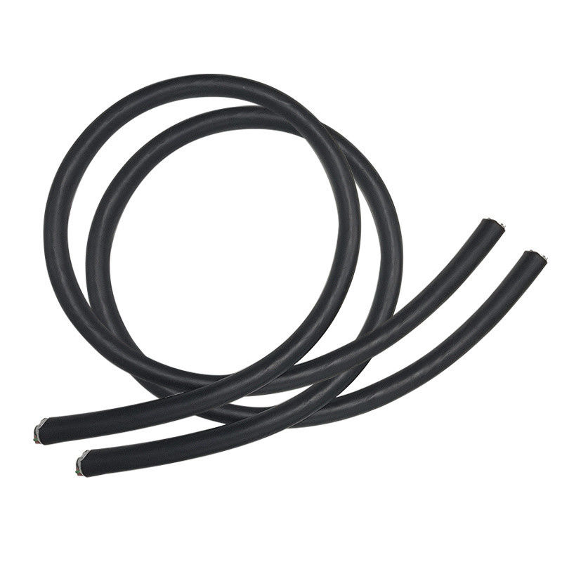 Đen Type2 đến Type2 EV sạc cáp 32A 11kw 3 giai đoạn với áo khoác silicone