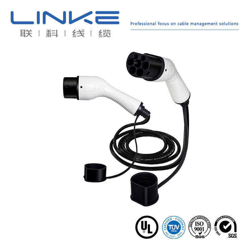 32A 5p Cáp sạc EV gắn trên tường tùy chỉnh có sẵn Cáp sạc nhanh Cáp sạc AC