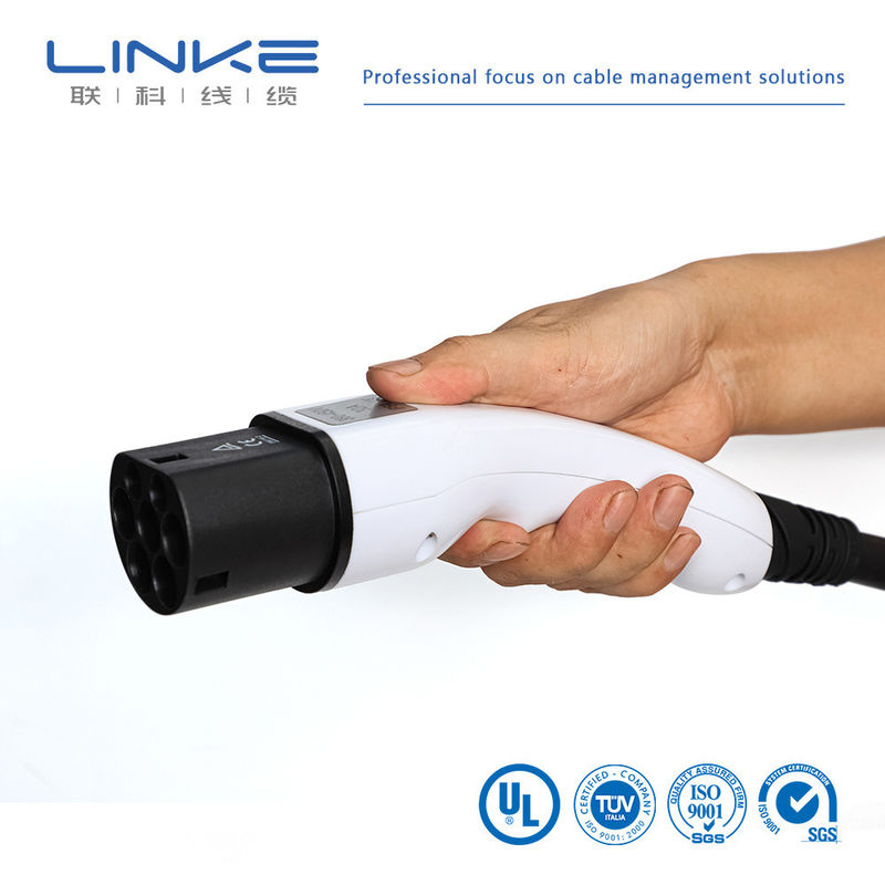 Cáp sạc xe điện 32A 7kw 16A với vỏ TPE và chiều dài tùy chỉnh