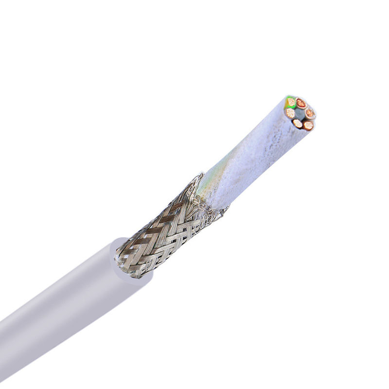 Type Kx-Ygz 2X24 AWG Fiber Insulation Stainless Steel Braid Mesh Cable with Multicore