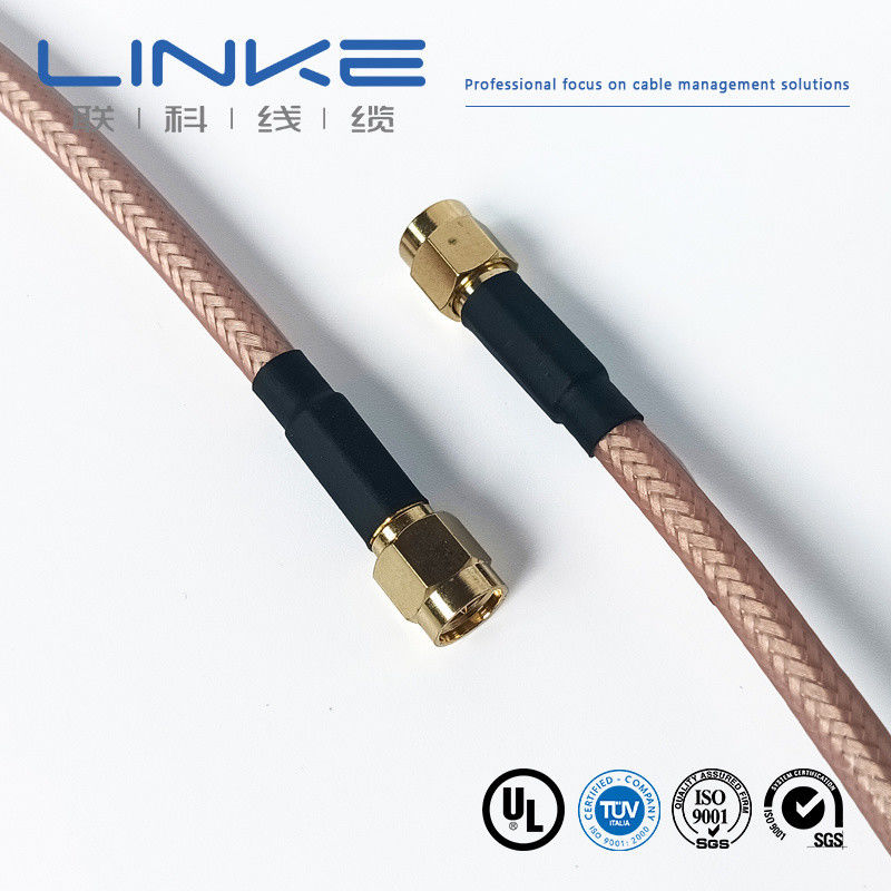 Wurth Elektronik RG142 cáp đồng trục 50 Ω, 4,95mm OD SMA nam đến SMA nam cáp xe năng lượng mới