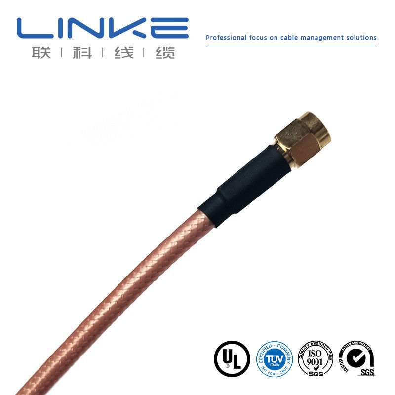Wurth Elektronik RG142 cáp đồng trục 50 Ω, 4,95mm OD SMA nam đến SMA nam cáp xe năng lượng mới