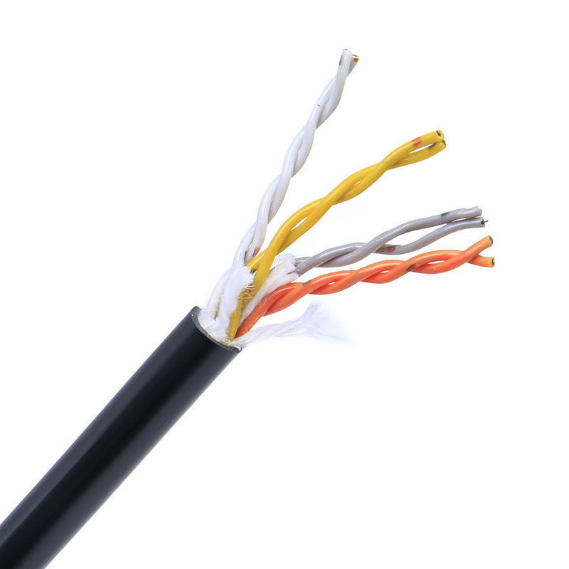 Cáp dữ liệu được bảo vệ tùy chỉnh CAT6 FTP với vỏ LSZH chống cháy để truyền dữ liệu tốc độ cao