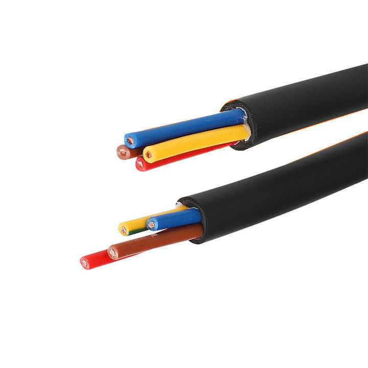 Cáp nâng thang máy điện PVC tròn linh hoạt với dây đeo đan chống tia UV