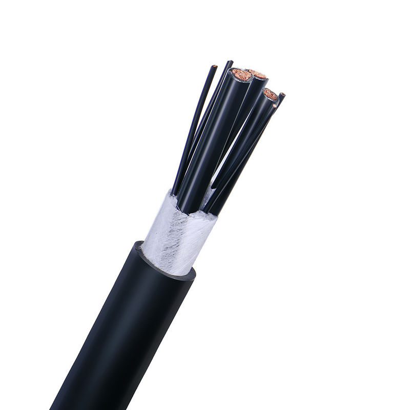 Đen PVC áo khoác dây đồng trục dòng RG6 / Rg58 / Rg11 / Rg59 cho giám sát video