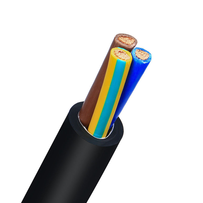 300/500v đồng đôi cách nhiệt dây dẫn PVC 3 lõi 4mm RVV Cáp điện linh hoạt