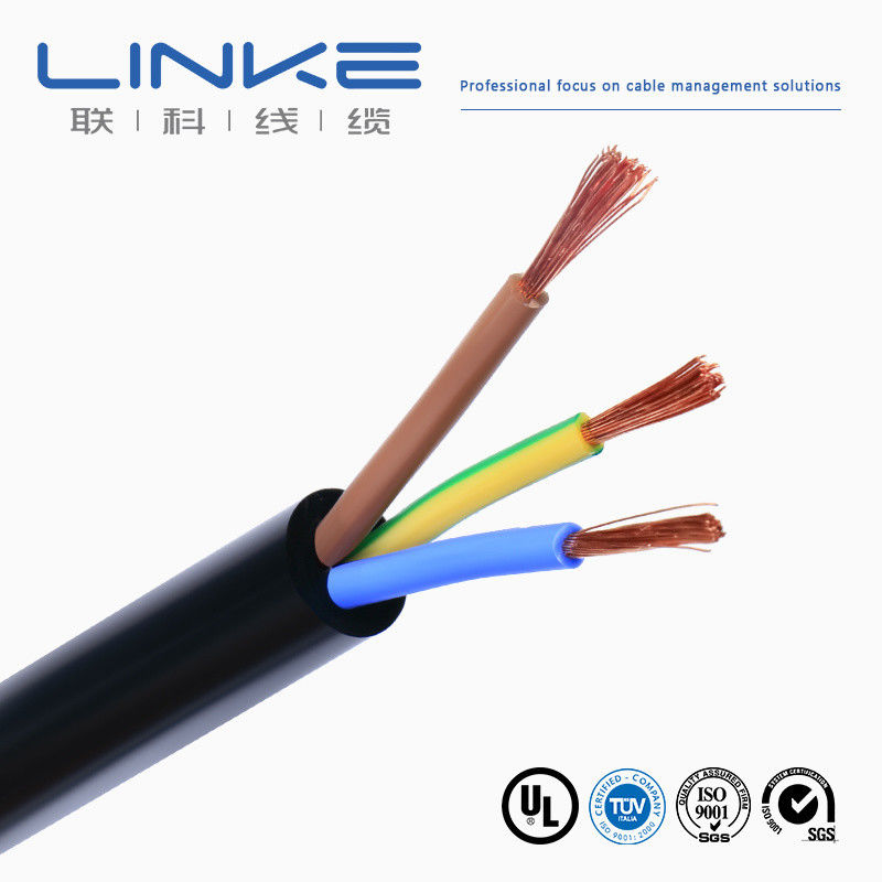 300/500v đồng đôi cách nhiệt dây dẫn PVC 3 lõi 4mm RVV Cáp điện linh hoạt