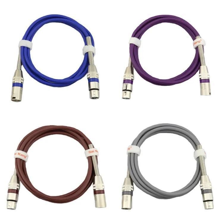 Cáp XLR có độ dài tùy chỉnh với chất lượng âm thanh cao và dây đồng trần cho âm thanh chuyên nghiệp