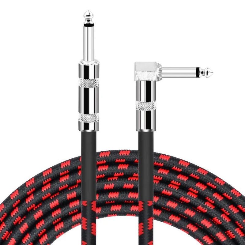 Braid Jack Electric Tweed Guitar Cables 6.35MM Với Công nghệ không tiếng ồn cho âm thanh chuyên nghiệp