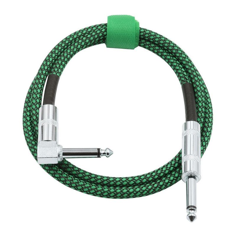 Cáp âm thanh nhạc cụ điện 10FT 3m Jack To Jack Bộ kết nối tùy chỉnh 6.35mm Tùy chọn