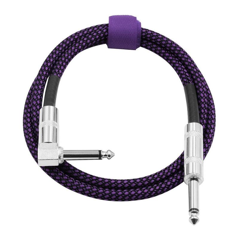 Cáp âm thanh nhạc cụ điện 10FT 3m Jack To Jack Bộ kết nối tùy chỉnh 6.35mm Tùy chọn