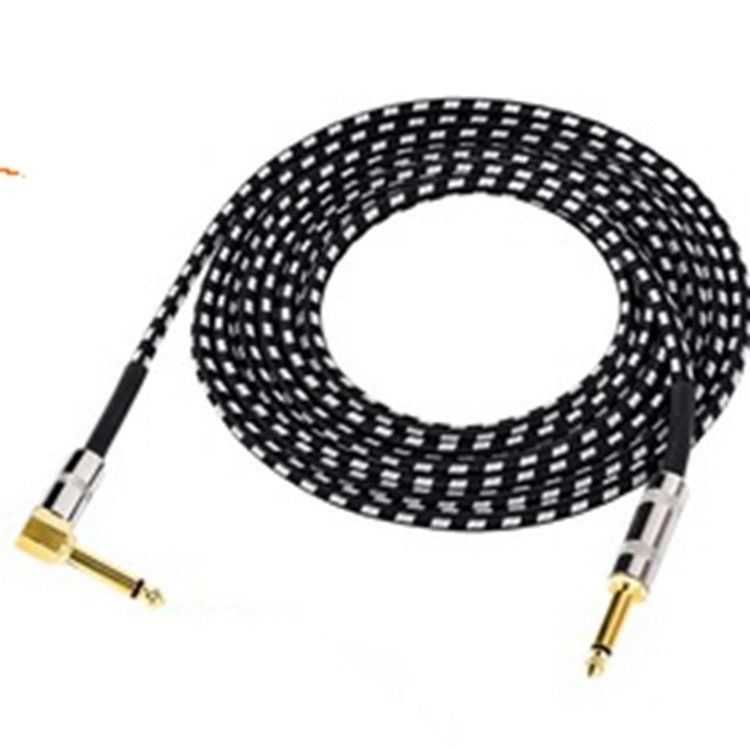 Cáp âm thanh nhạc cụ điện 10FT 3m Jack To Jack Bộ kết nối tùy chỉnh 6.35mm Tùy chọn