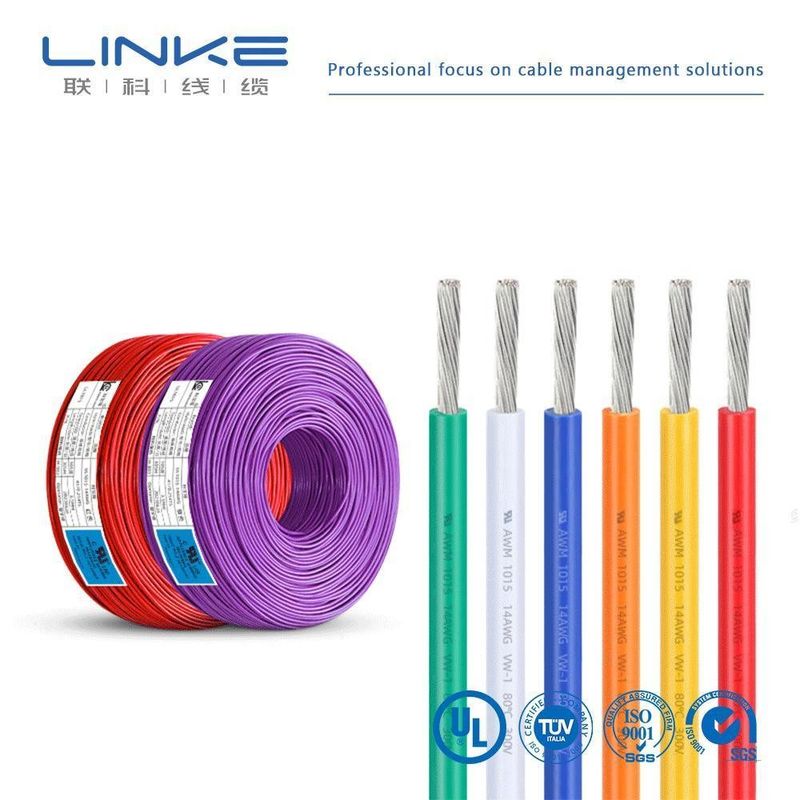 Cáp cách nhiệt PVC loại UL1007 cho dây nối nhiệt độ cao
