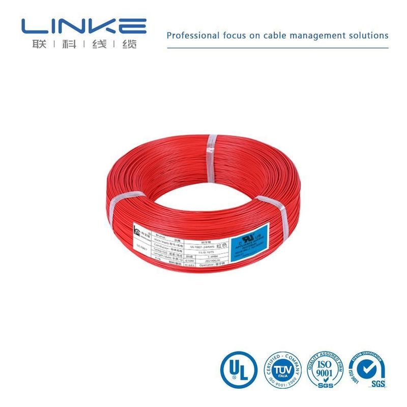 Sợi chống nhiệt chống cháy Cáp đồng thùng 300V 150c UL1591 24AWG Đường dây cáp khoang động cơ ô tô