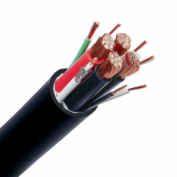 300/500V H05rn-F Cáp điều khiển và vỏ bọc cách điện và chịu dầu công nghiệp bằng cao su 300/500V H05rn-F