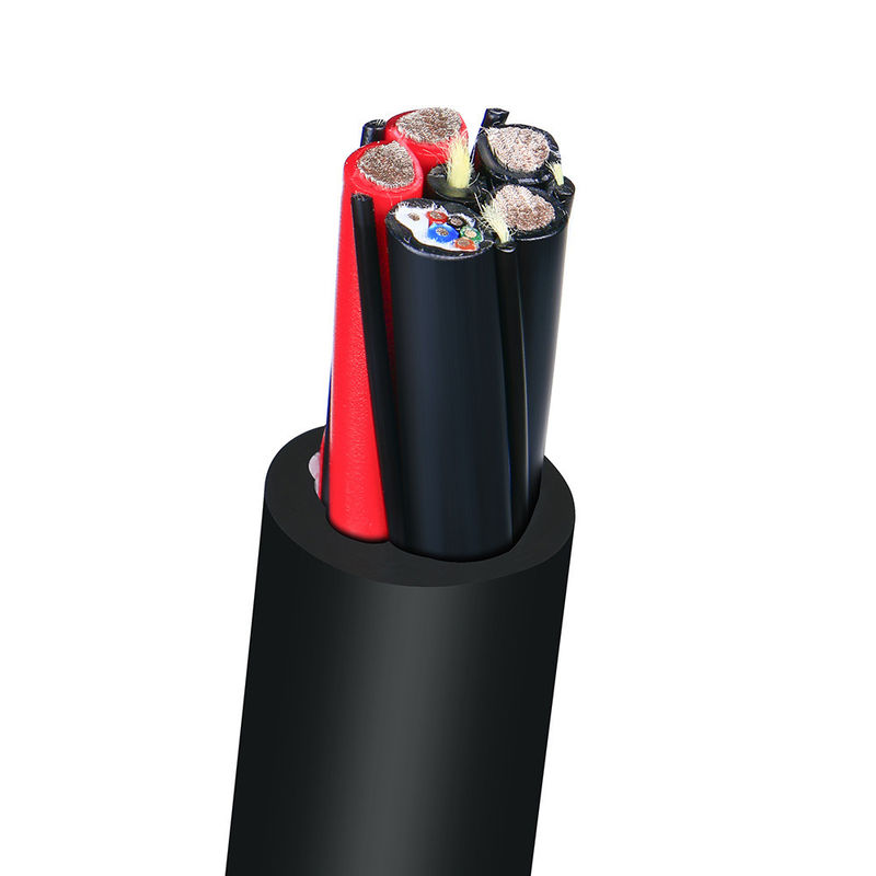 4p*22AWG PVC bao vây xoắn đôi bảo vệ cáp servo với đồng đóng hộp cho các ứng dụng dưới nước
