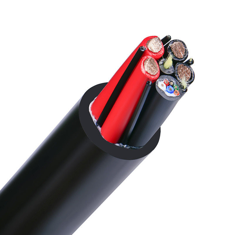 Cáp dây điện cách nhiệt PVC tùy chỉnh với vỏ chống nước và nhiều lõi