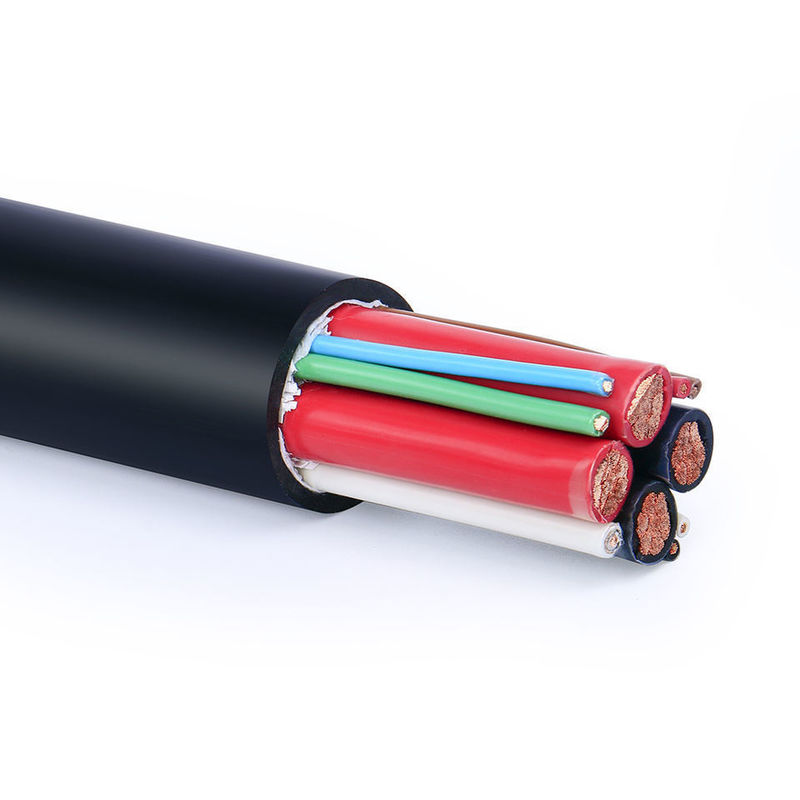 Cáp dây điện cách nhiệt PVC tùy chỉnh với vỏ chống nước và nhiều lõi