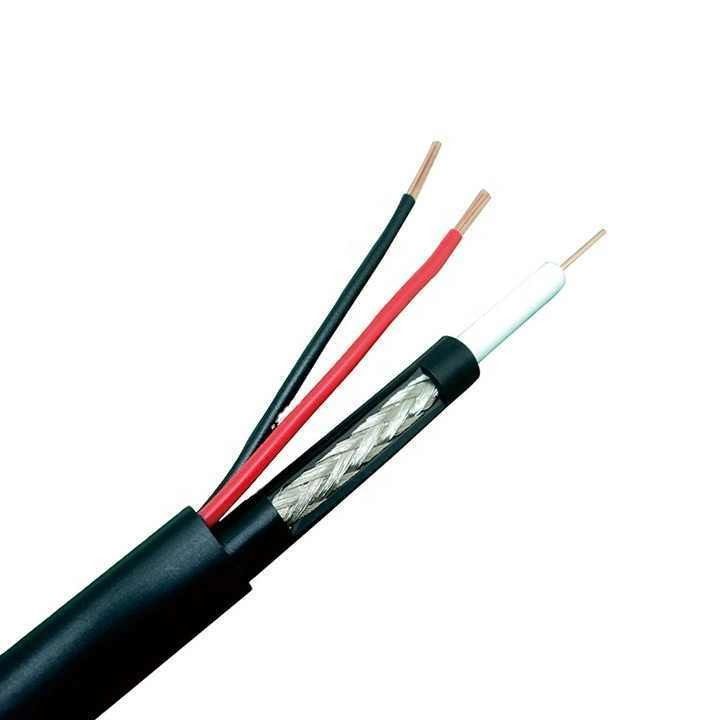 UL1007 30 AWG Sản lượng đen PVC Tùng dẫn điện Điện lực đồng trục Cáp điện