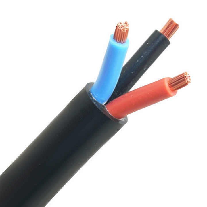 Máy tính tùy chỉnh 50mm2 Pure Copper Core Cable cao su dây điện để sử dụng dưới nước