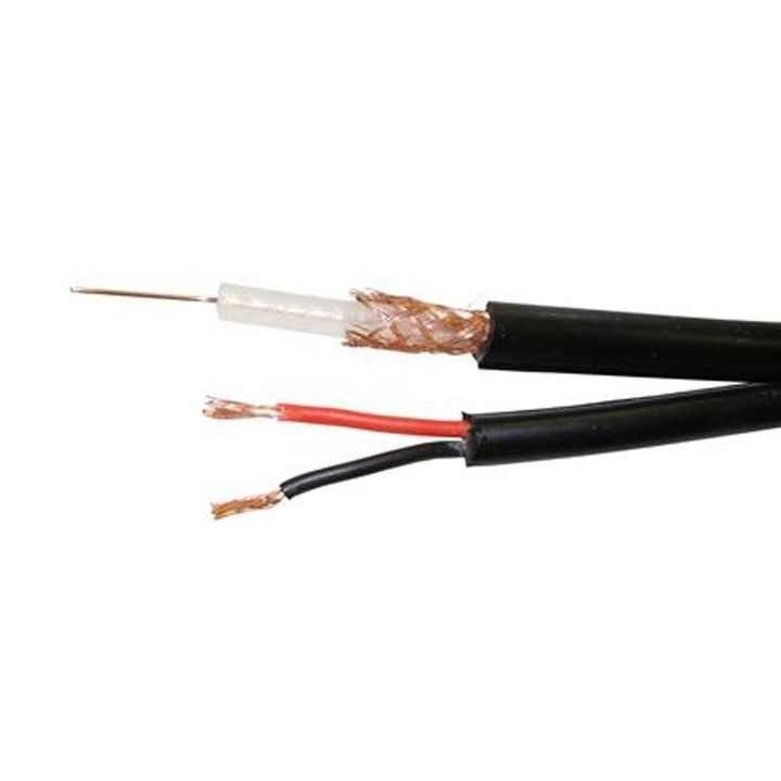 Cáp máy ảnh CCTV dây tròn Rg59 2c Cáp đồng trục OEM Rj59 cho hệ thống an ninh