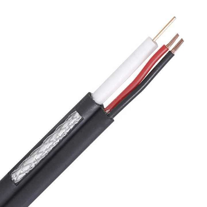 Cáp máy ảnh CCTV dây tròn Rg59 2c Cáp đồng trục OEM Rj59 cho hệ thống an ninh