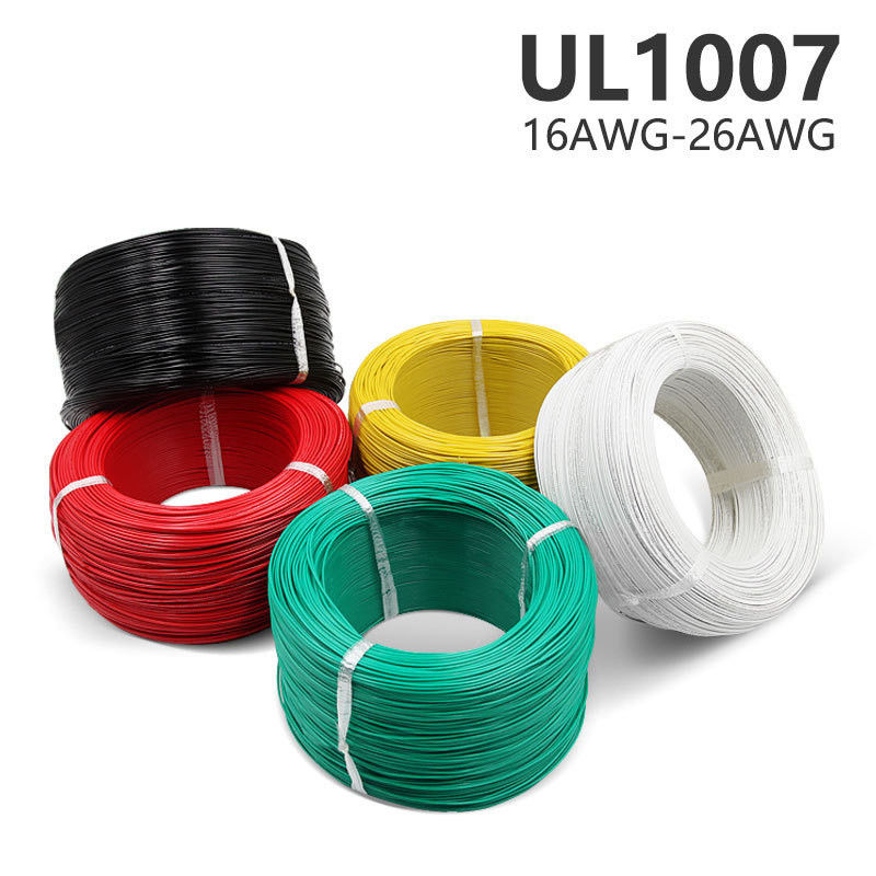 Chống nhiệt UL1007 PVC dây cách nhiệt 16-28 AWG Cáp đồng thùng với phạm vi nhiệt độ rộng