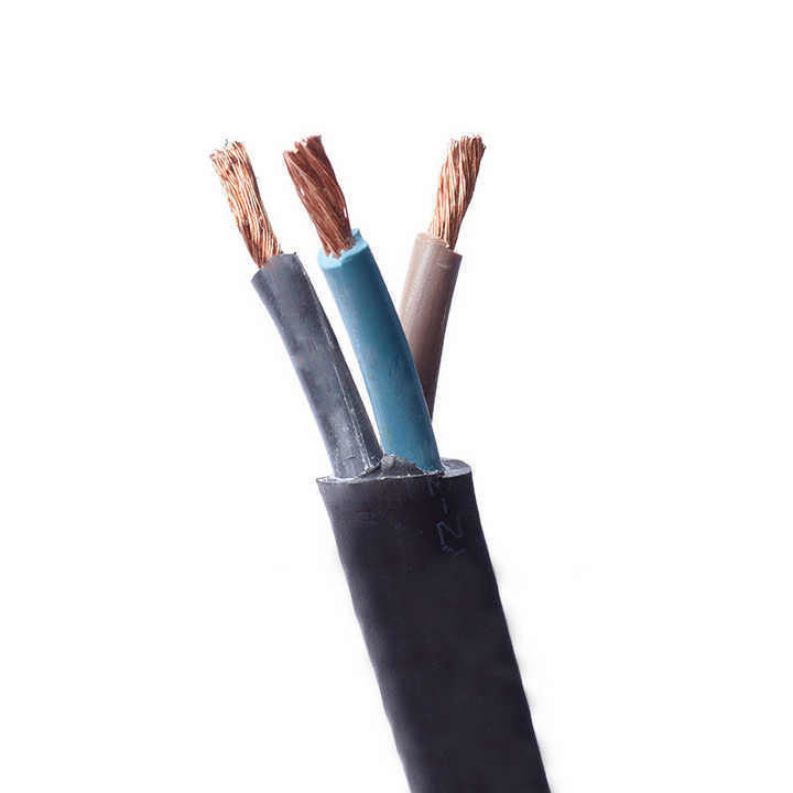 Cáp điện lỏng 0,5mm2 được phủ cao su PVC dưới lòng đất để hoạt động trơn tru