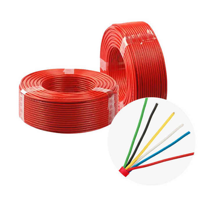 Cáp đồng mạ thiếc trần bện 14AWG chống cháy có cách điện XLPE và điện áp định mức 300V cho hệ thống báo cháy