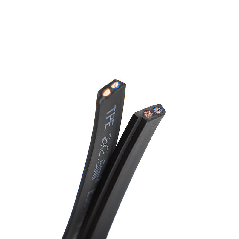 PVC cách nhiệt lõi đồng linh hoạt Cáp vỏ cao su phẳng cho thiết bị công nghiệp