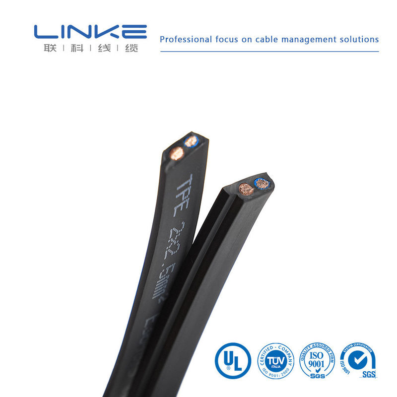 Cáp phẳng định lượng 300V vỏ vỏ vỏ PVC cho các ứng dụng ô tô và công nghiệp