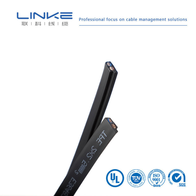 Cáp phẳng định lượng 300V vỏ vỏ vỏ PVC cho các ứng dụng ô tô và công nghiệp