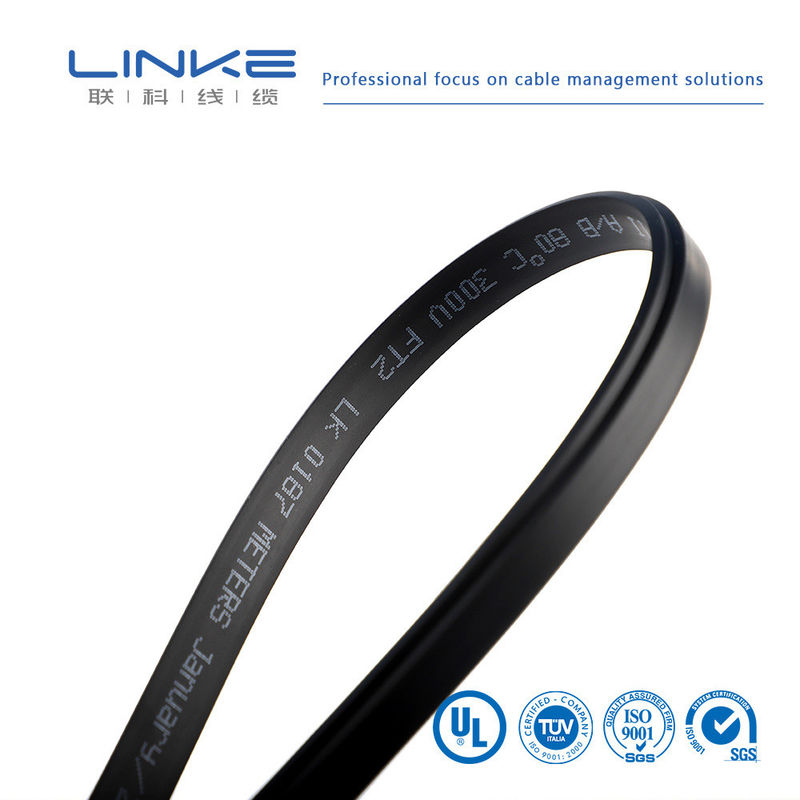 Cáp phẳng định lượng 300V vỏ vỏ vỏ PVC cho các ứng dụng ô tô và công nghiệp