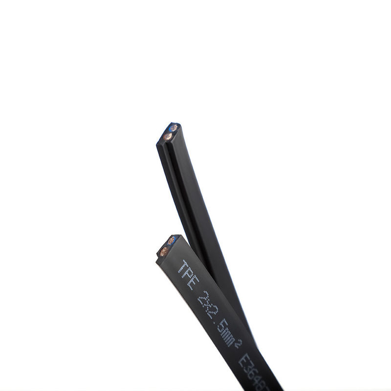 Cáp phẳng định lượng 300V vỏ vỏ vỏ PVC cho các ứng dụng ô tô và công nghiệp