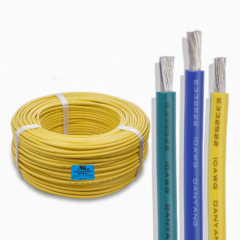 High Voltage UL10269 10AWG Flame Retardant 105 ordm C Electronic Internal Wiring Cable