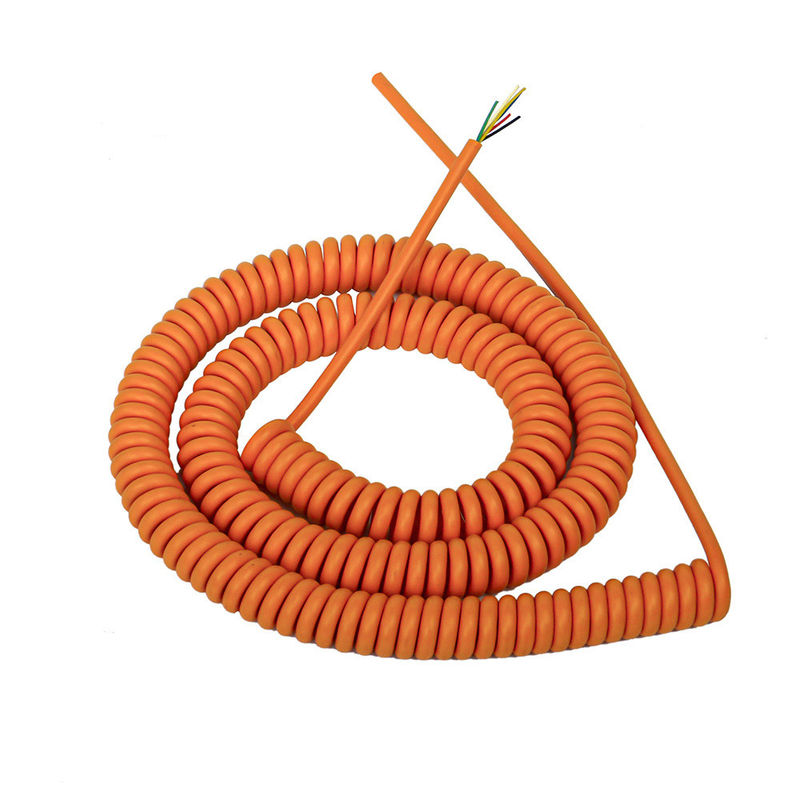 Đồng dẫn PVC vỏ chống cháy mở rộng chì xoắn ốc dây chuyền điện xoắn ốc