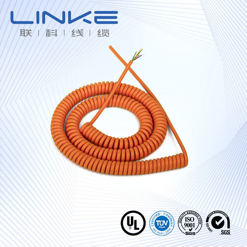 Đồng dẫn PVC vỏ chống cháy mở rộng chì xoắn ốc dây chuyền điện xoắn ốc