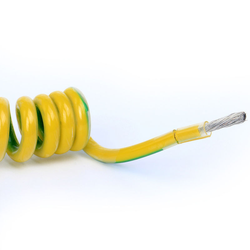 Vật liệu vỏ PVC 2-10 lõi chống cháy xoắn ốc xoắn ốc dây chuyền điện tròn cho thiết bị điện tử