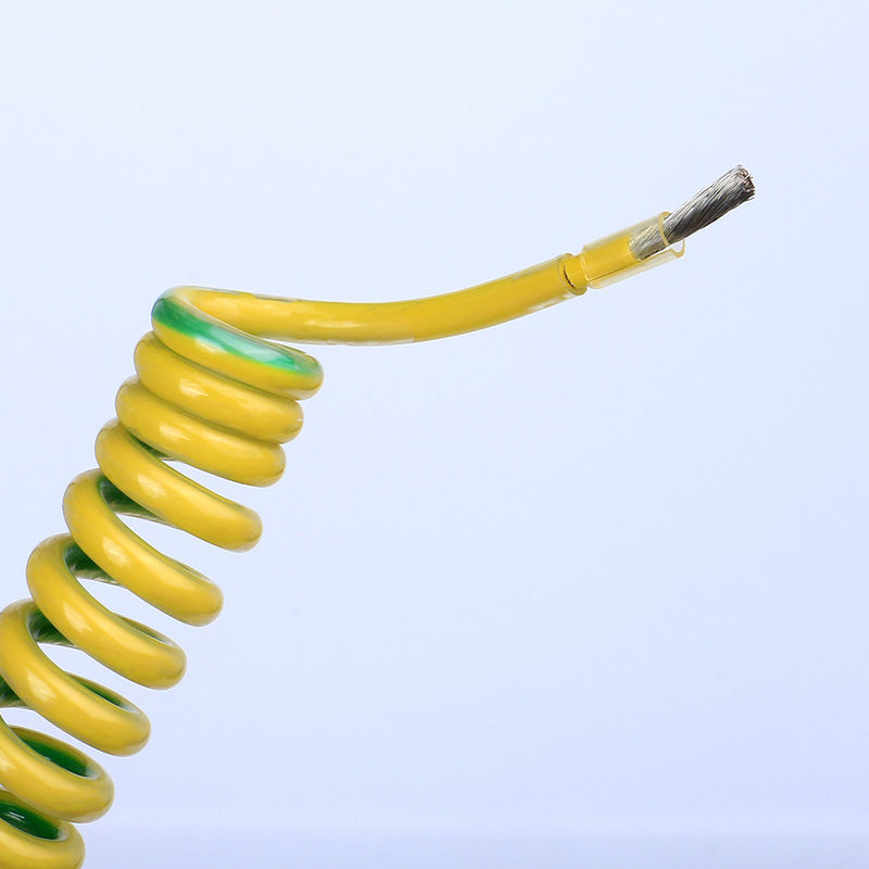 Vật liệu vỏ PVC 2-10 lõi chống cháy xoắn ốc xoắn ốc dây chuyền điện tròn cho thiết bị điện tử