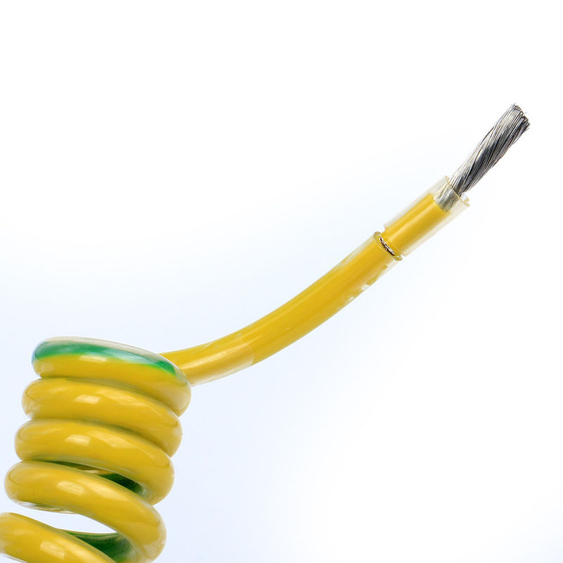 Vật liệu vỏ PVC 2-10 lõi chống cháy xoắn ốc xoắn ốc dây chuyền điện tròn cho thiết bị điện tử